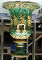 Twelve-light torchère (one of a pair), Pierre Philippe Thomire (French, Paris 1751–1843 Paris), Malachite veneered on copper, patinated bronze, gilt bronze, French